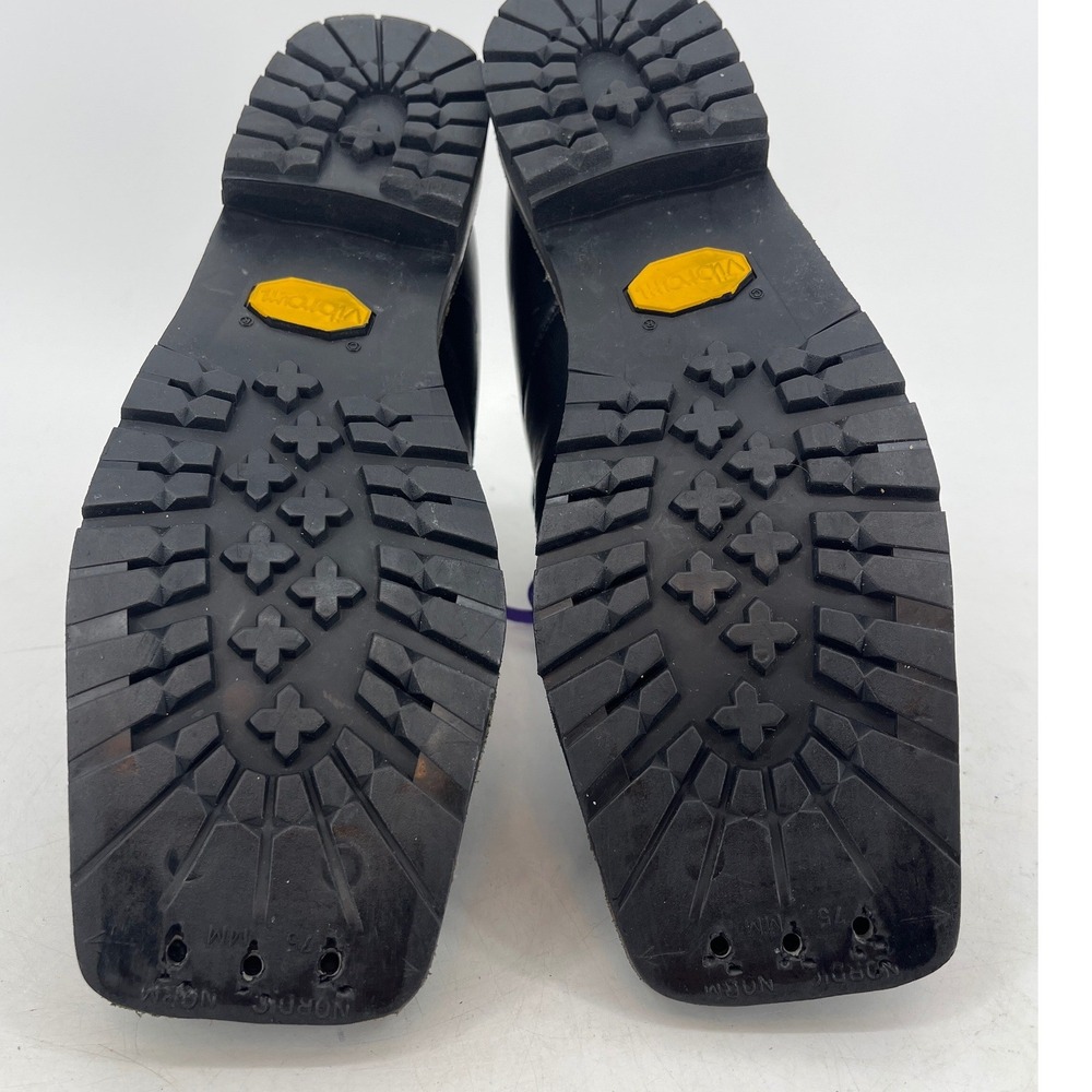 Alico Leather Cross Country Ski Boots Unisex Black Good 75mm Nordic Norm Vibram - Picture 7 of 10
